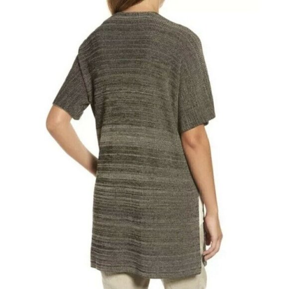 NWT Eileen Fisher Sleek Size L/XL Tencel Knit Kimono Cardigan Sweater MSRP $298 - Picture 2 of 11